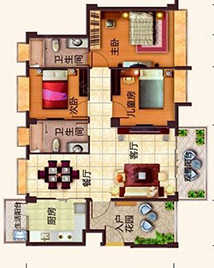 新中式品质生活家装三居