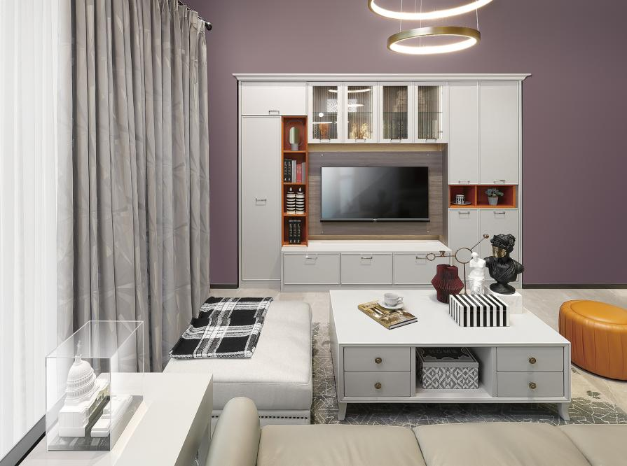 轻奢设计的客厅，让生活更有范！